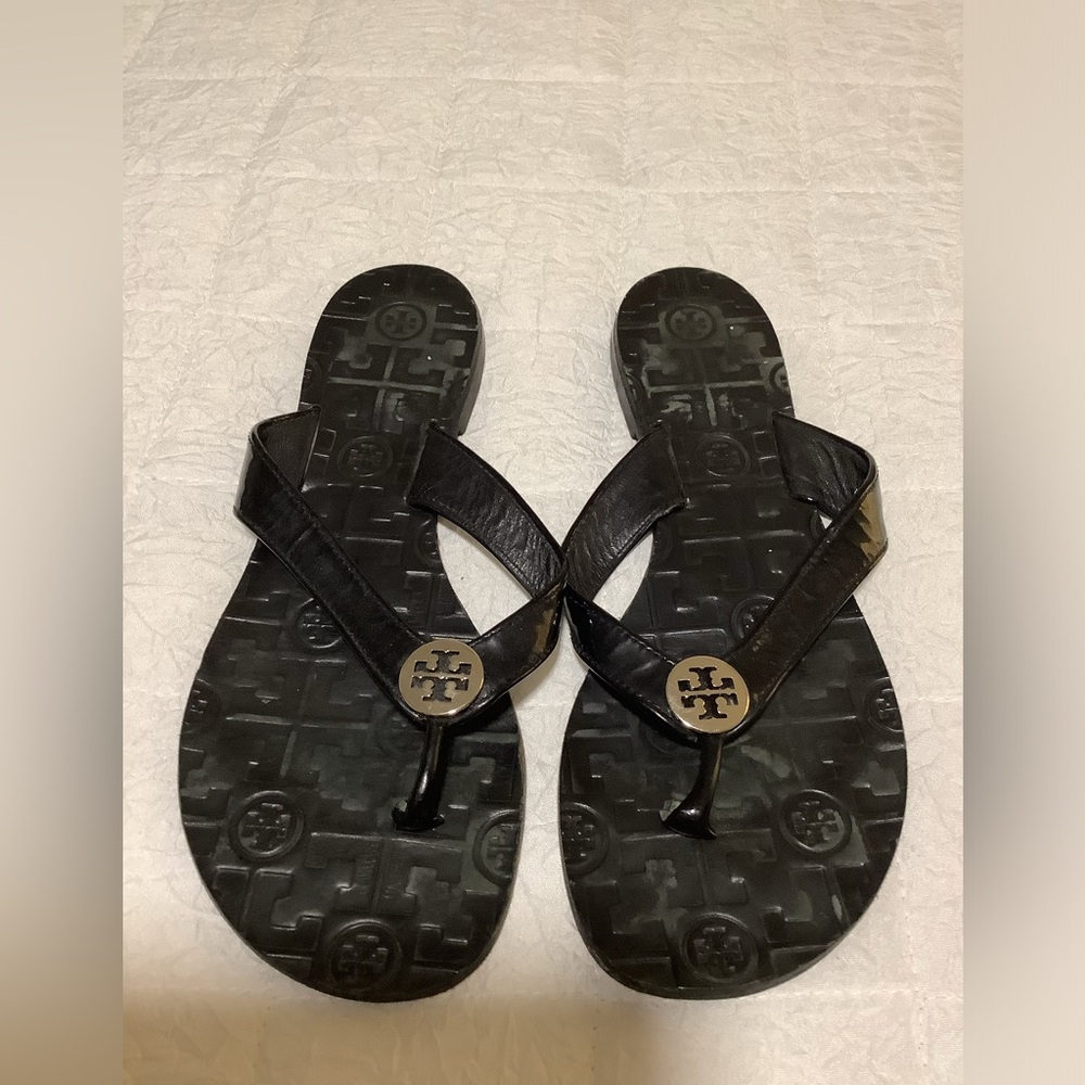 Tory Burch Thora Leather Sandals Size 8